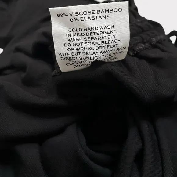 Rumer Paige Jersey Ruched Mini Dress Women's Black Size Small - Picture 10 of 10